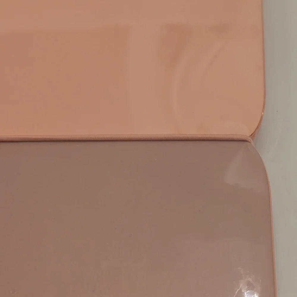 NWT kate spade Peach and Taupe Notebook with elastic closure